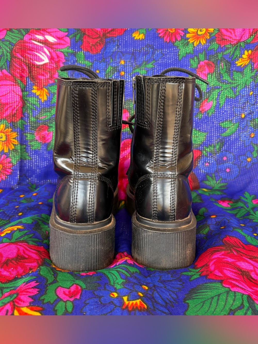 PLATFORM COMBAT BOOTS! - Picture 4 of 7